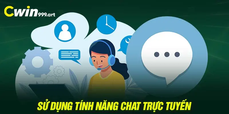 Sử dụng tính năng chat trực tuyến